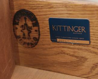 Pair of Kittinger Mahogany End Tables Model T-243-1