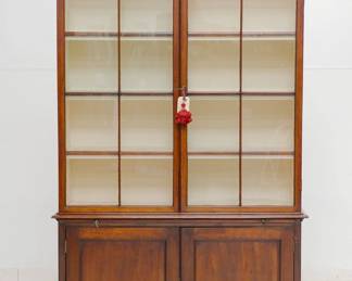 English Georgian China Display Cabinet
