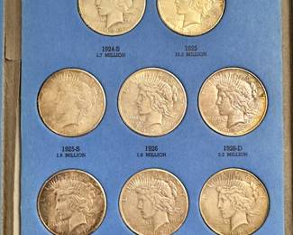 Inside the Peace Type Silver Dollar Collection 1921 to 1935