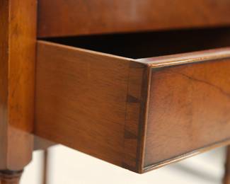 Pair of turned leg side tables