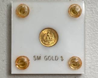 1945 Dos Pesos Mexican Gold Coin