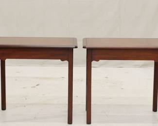 Pair of Kittinger Buffalo Wooden Side Tables
