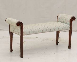 Neoclassical Revival Style Bench
