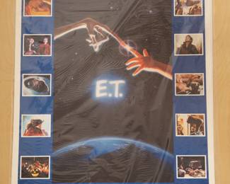 E.T. movie vintage promotional poster #5, Chicago
