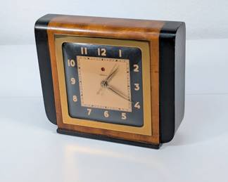Vintage Art Deco Telechron alarm clock