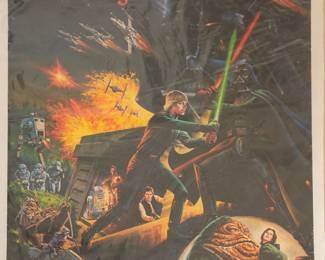 Star Wars Return of the Jedi 1983 promotional poster