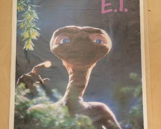 E.T. movie vintage promotional poster #3, Chicago