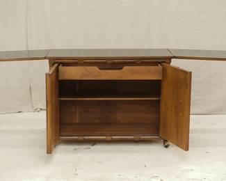 Another view of the vintage Thomasville flip-top server/display