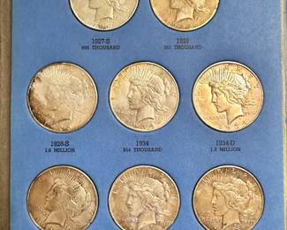 Inside the Peace Type Silver Dollar Collection 1921 to 1935
