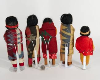Reverse view of the Skookum Dolls