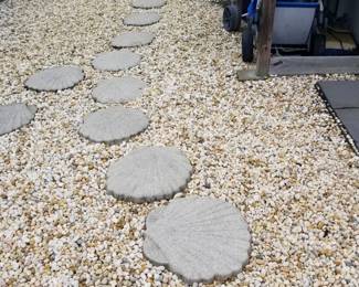 Scallop stepping stones - over 25 available