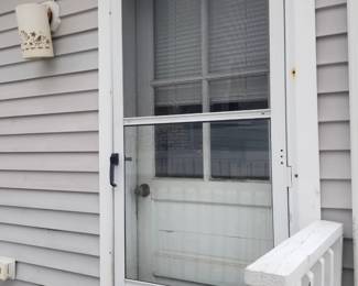Entry door; storm door