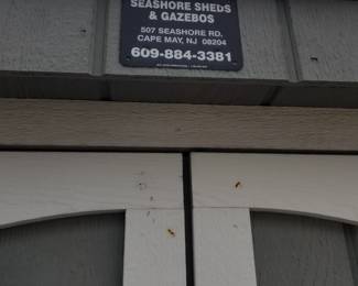 Shed is 6 ft. x 10 ft. x 9 ft. tall
