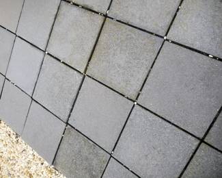 Patio hardscape blocks