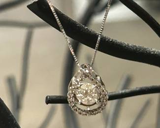14K Diamond Necklace