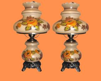 lamps flowers antique