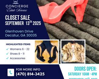 Closet Sale 2025 Flyer Decatur Sale