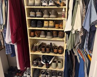 Mens shoes, shirts, pant, suits, etc.