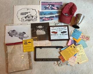 Vintage 1960s Racing Tags