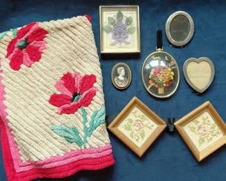 Antique Floral Decor Lot