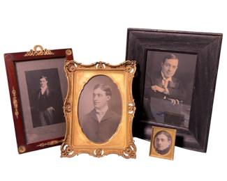 Quartet of Framed Portraits