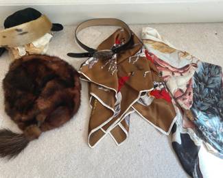 Vintage Womens Fur Hats And Accessories