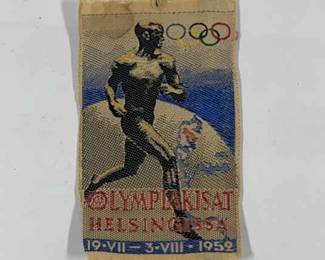 1952 Helsinki Olympics Silk Patch