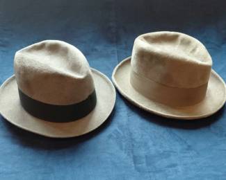 Mens Fedoras In Ecru