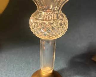 FC Osler Cut Crystal Candlestick