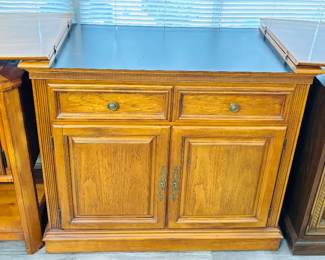 Bar Cabinet with top folded out