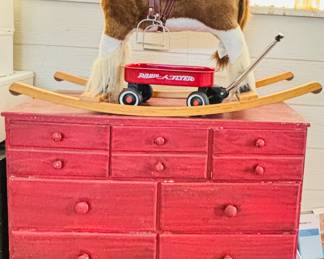 Vintage Dresser - Rocking Horse