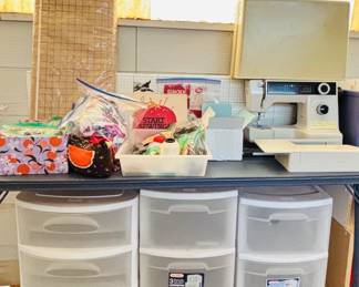 Misc. Storage Bins - Sewing Machine