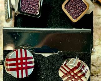 Burberry cuff links