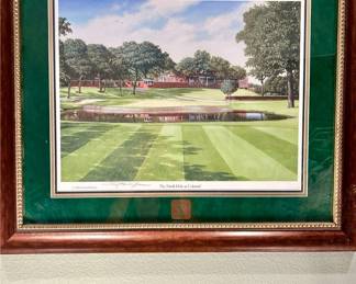 Framed Colonial Print