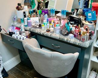 Possibly the largest beauty product assortment that we've had.  Quality, high-end brands.