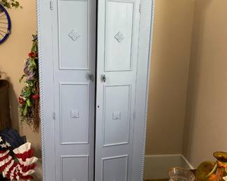 Beautifully restored and painted Armoire.