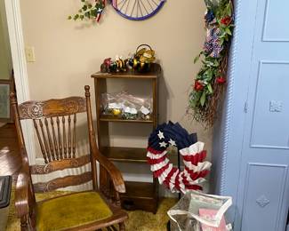 Antique rocking chair.