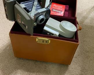 This is probably one of the coolest ones.  Still in it's leather box and has it's flash.