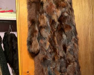 Be ready for the cold weather! This is an especially nice fur coat! 