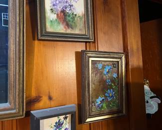 These hand-painted items will bring a smile to your face! Pick one or all of them! 