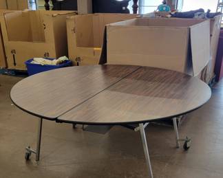 Available for pre-sale. "Mobile Oval Folding Table" on Craigslist.org: https://wenatchee.craigslist.org/fuo/d/wenatchee-mobile-oval-folding-table/7877150924.html