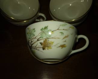 12 tea cups.