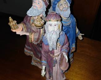3 wise men tabletop statue.