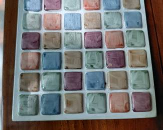Square designed trivet.