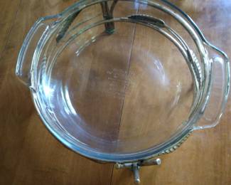 Upper view of small serving bowl.