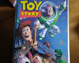VHS Toy story, in great shape.