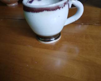 Pottery mug.