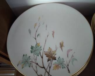 8 dinner plates.