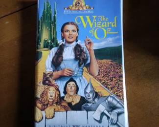 Wizard of oz vhs, in great shape.