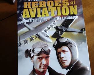 Metal tin of aviation dvd.